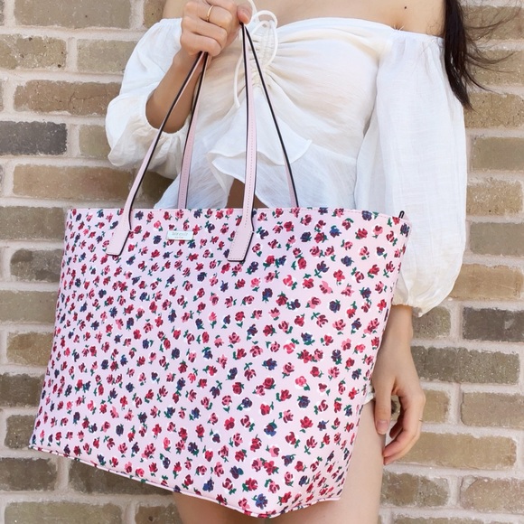 Kate Spade shore street bold roses Large Tote - Picture 7 of 8